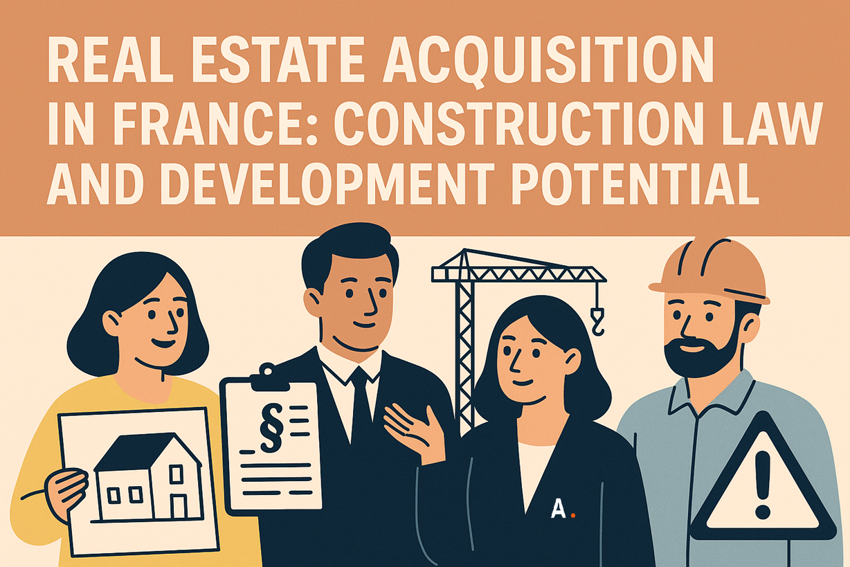 frela lawyers Real estate acquisition in France construction law and development potential 2