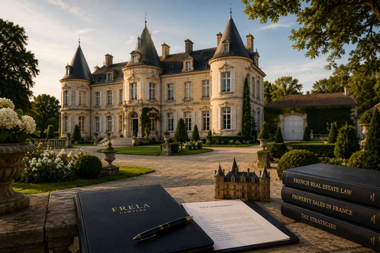 Discover the legal, tax and due diligence steps required to sell a château in France and secure a high-value real estate transaction.